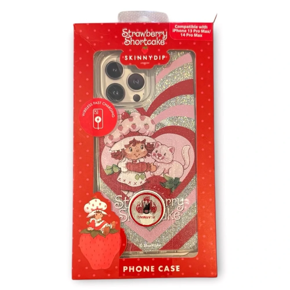 New! Skinnydip Strawberry Shortcake iIPHONE 13 Pro Max/ 14 Pro Max